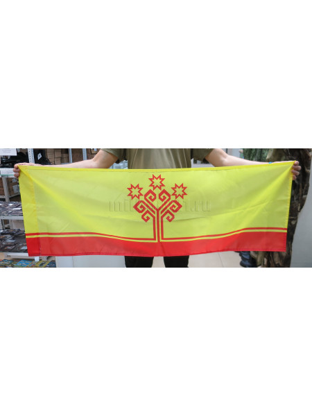Полотно Флаг ЧР 125x45 см