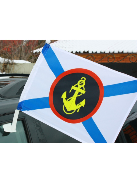 Флаг Морская Пехота на Авто 30x40 см