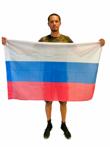 Флаг России Триколор Флажная Сетка 90x135см