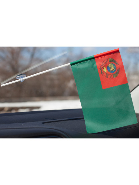 Флаг Пограничные Войска СССР 15x23 см с Присоской