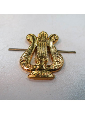 Эмблема Петличная Металл Военно-Оркестровая Служба Нового Образца Золотая