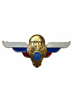 Значок Металл Крылья ВДВ (Флаг РФ)