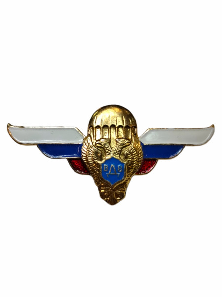 Значок Металл Крылья ВДВ (Флаг РФ)
