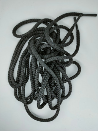 Шнурки 1,7 м для берцев черные