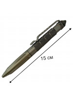 Ручка Тактическая Premium Survival Стеклобой Серая