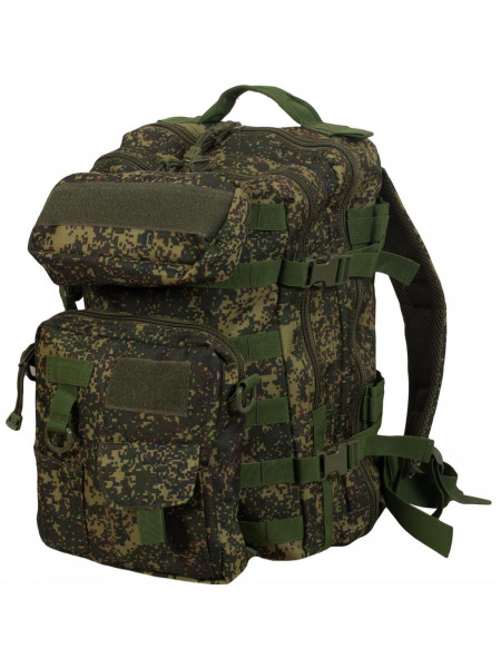 Рюкзак Тактический с 2 Подсумками Пиксель Зеленый