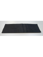 Контактная Лента (Липучка) для Нашивки на Спину (Черная) 100 x 300 мм