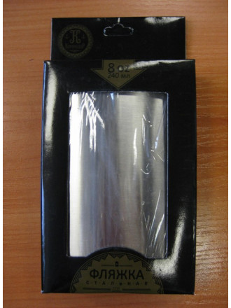 Фляжка 8oz Металл