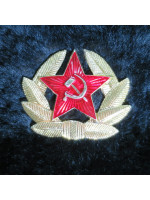 Шапка-ушанка Мужская Сувенирная Зимняя Черная