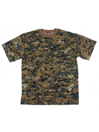 Футболка US T-Shirt Digital Woodland MFH