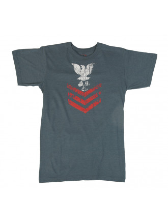 Футболка Rothco Vintage Naval Rank Insignia Blue