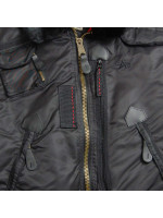 Летная куртка Injector Alpha Washed Black